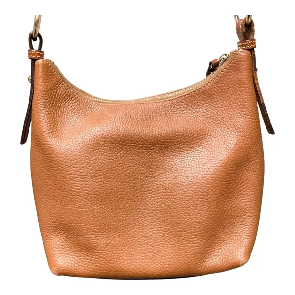 Dooney & Bourke Dillen Pebble Grain Leather Double Pocket Hobo Bag - Image 15