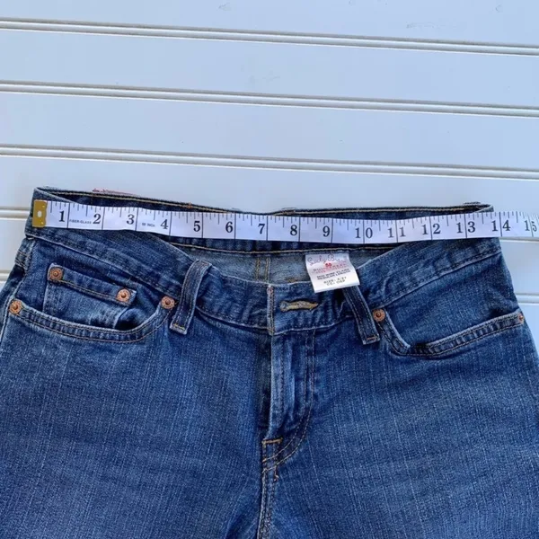 Lucky Brand‎ Flare Jeans 4/27 Mid Rise Soho Medium Wash Stretch Denim F29AA20 - Image 7