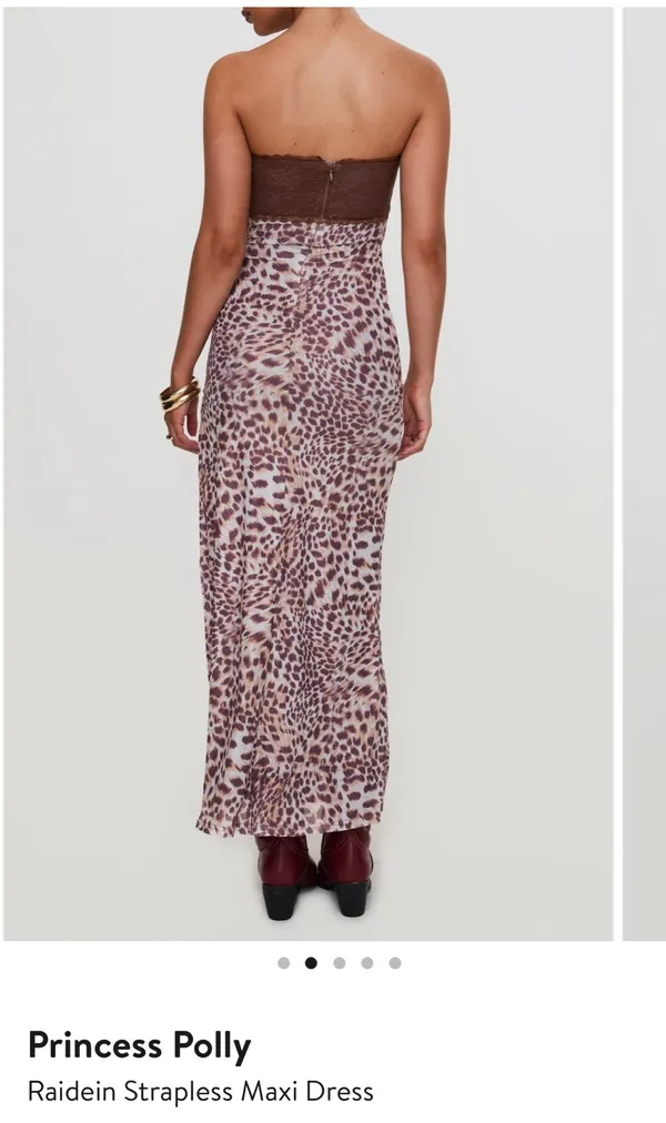 Princess polly raidein strapless maxi dress - Image 4