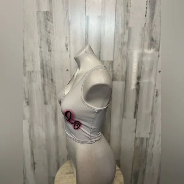 White crop top Size XS - Image 2