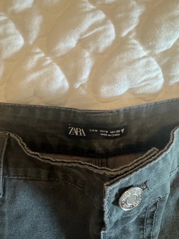Zara coated denim skirt - Image 2