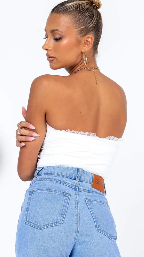 Princess Polly NWOT Strapless Lace Bodysuit - Image 2