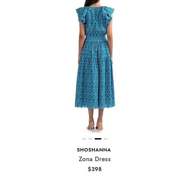 Shoshanna Zona Eyelet Midi Dress - Image 3