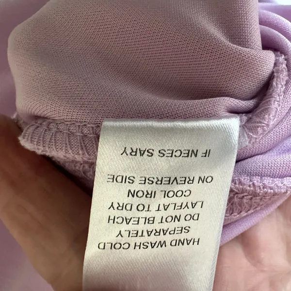 The Greii Sweatshirt Women’s Med Purple Baggy Boxy Oversized Minimalist Pastel - Image 5