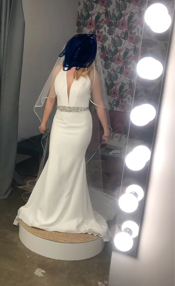 Blush Bridal Wedding dress White Size 10 - Image 13