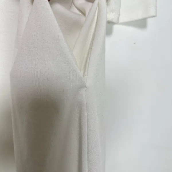 Zenana Premium Womens V-Neck 3/4 Sleeve Tunic Top Cream‎ Pockets RT-1636P Medium - Image 6