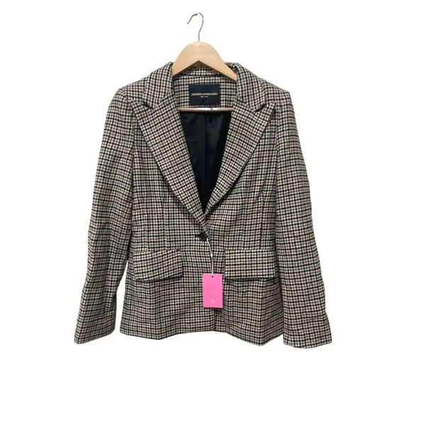 Amanda Uprichard Aldridge Houndstooth Blazer Size Medium‎ - Image 7