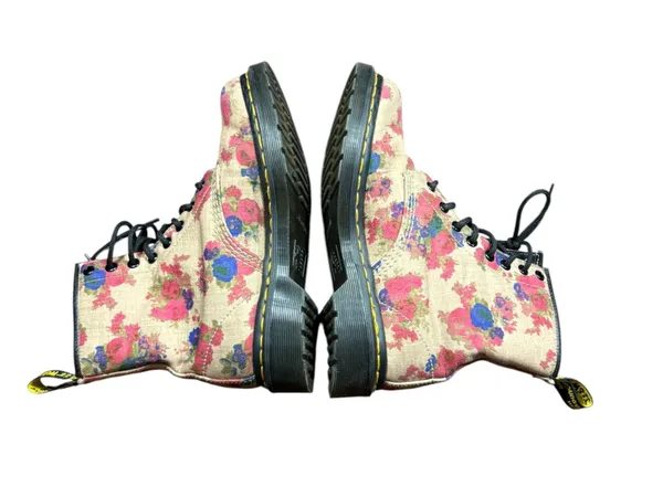 Dr. Martens Vintage Bouquet CASTEL Taupe Beige Boots Womens Size 7 - Image 7