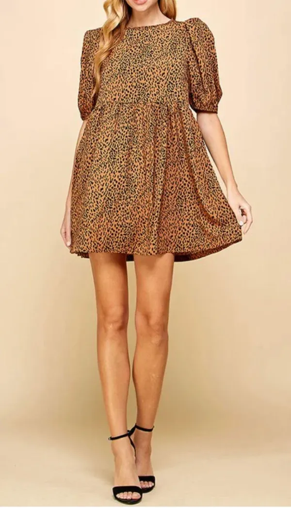 NWOT | TCEC Animal Print Mini Dress – L – CD02820 - Image 4