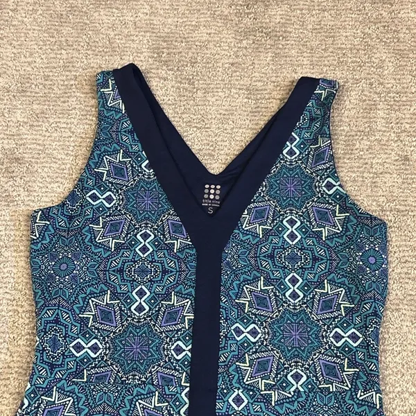 Title Nine Hillary Dream Dress Womens Small Sleeveless Geometric Stretch Golf - Image 2