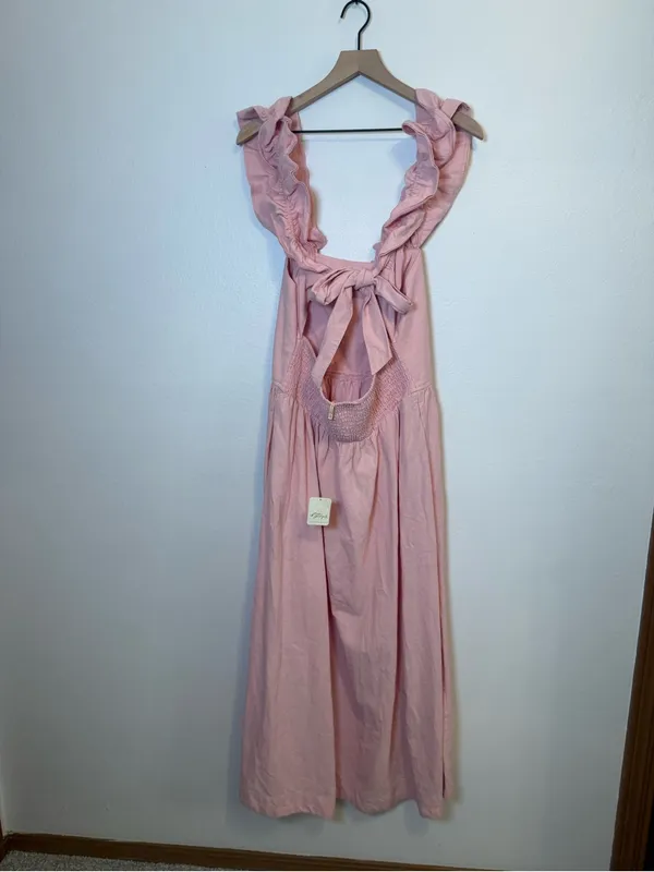 Free People Ruffle‎ It Up Midi Dress by free-est - Image 5
