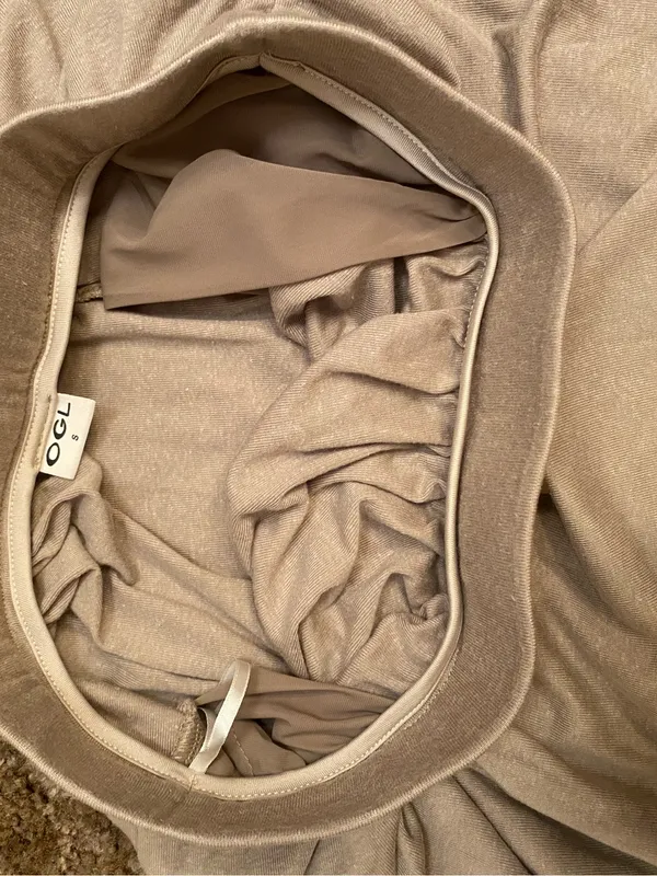 OGL Neutral Beige Maxi Skirt with Elastic Waist - Image 5