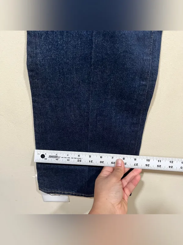 NWT Madewell The Vintage Flare Jean size 25 denim blue dark high rise - Image 7