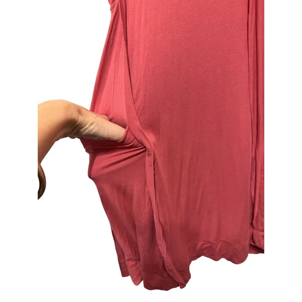 POL Women's‎ Coral V-Neck Sleeveless Tank Top M - Image 3