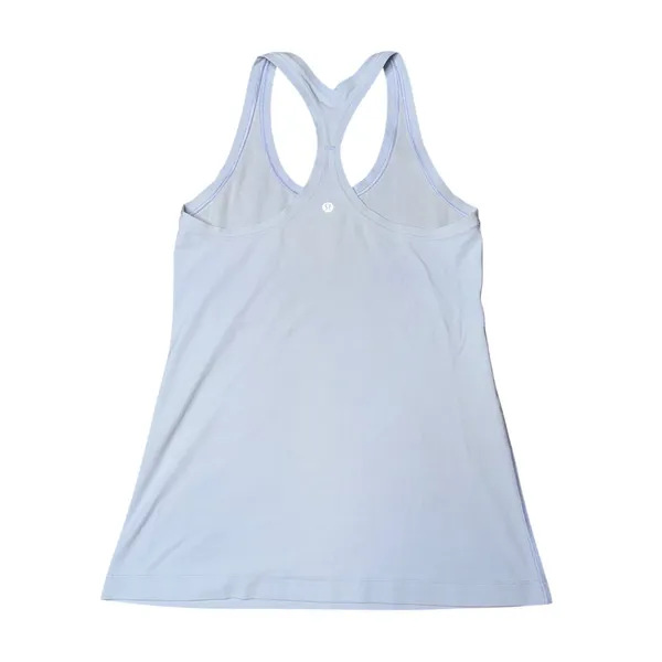 Lululemon Cool Racerback Tank Women 6 Blue Good Luon Yoga Workout Top - Image 2