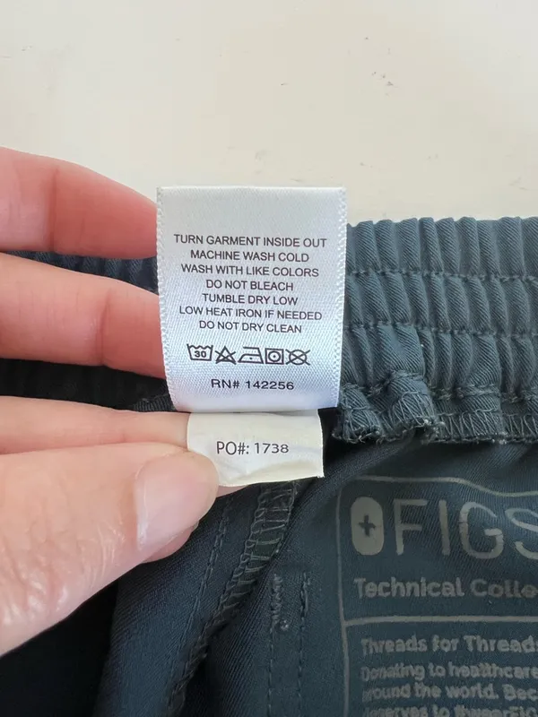 FIGS Women's High Waisted Yola Skinny‎ Scrub Pants™ Dark Harbor - Image 9