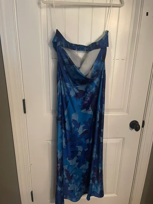 Boutique Dress Blue Size 14 - Image 3