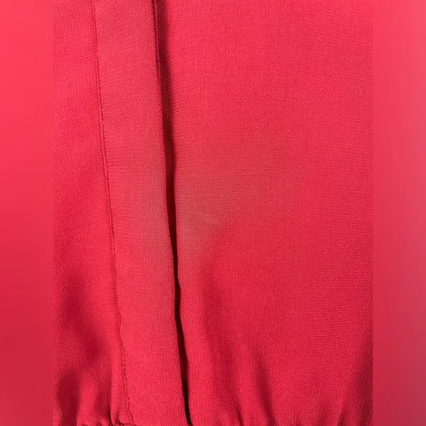 Madewell‎ Skygaze Red Eyelet Scallop Hem Embroidered Dress - Image 8