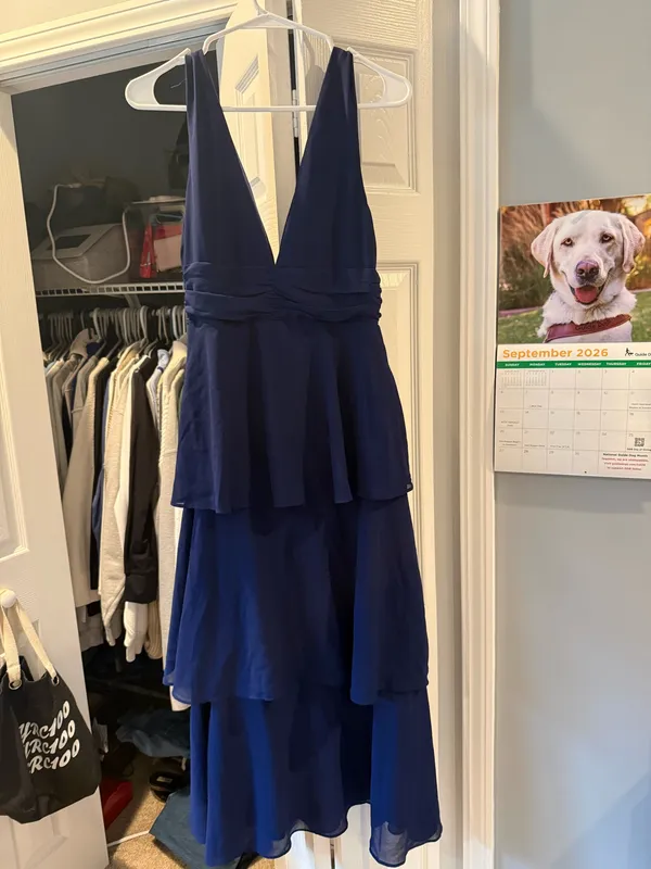 Lulus Blue Dress Navy - Image 3