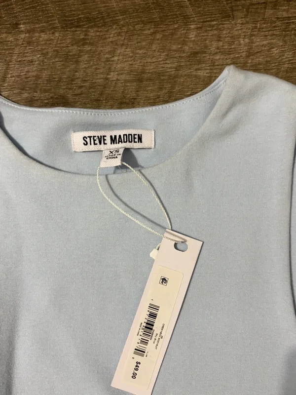 Women’s Steve Madden Light Blue  One-Piece Bodysuit - Image 2