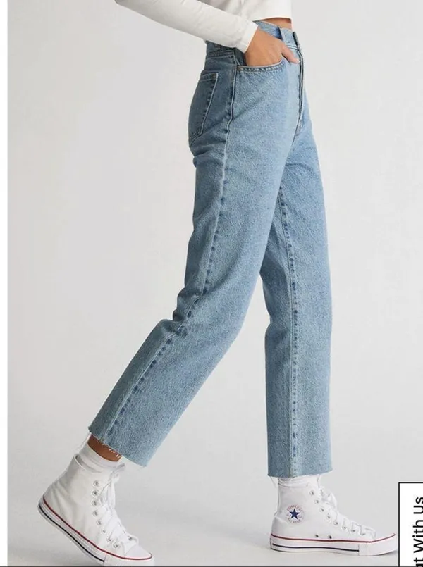 NWT PacSun High Waisted Straight Leg Jeans - Image 2