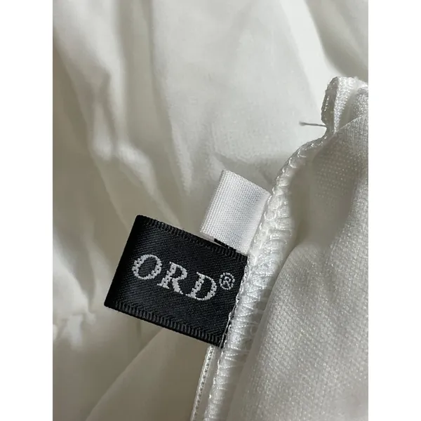 Miss Ord Women's White Deep V Neck Long Sleeve Tiered Mini Flare A-Line Dress XS - Image 6