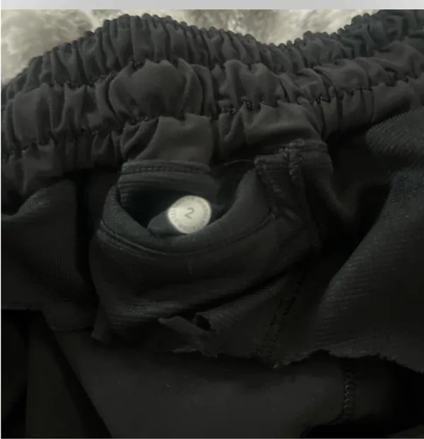 Black Lululemon Hotty Shorts Hot 2.5" - Image 5