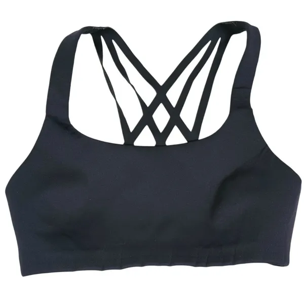Lululemon Bring The Energy Bra Size 6 B/C Cup Black Yoga Running Workout Pilates - Image 4
