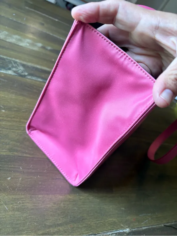 Vintage Kate Spade Pink Nylon Shoulder Bag Icon Sam Barbie Y2K Logo Coquette - Image 6