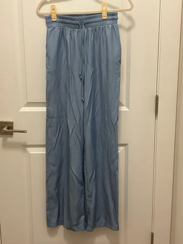 Pink Lily Mia wide leg pull on pants - Image 5