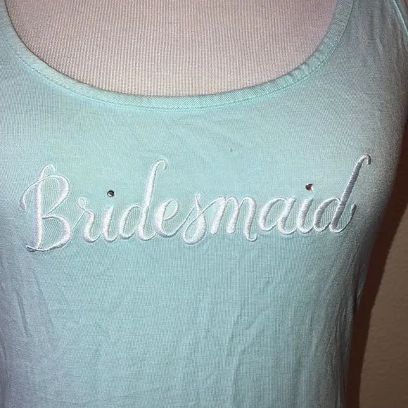 5/$30 🎈 Gilligan and OMalley women’s small‎ bridesmaid tank top - Image 3