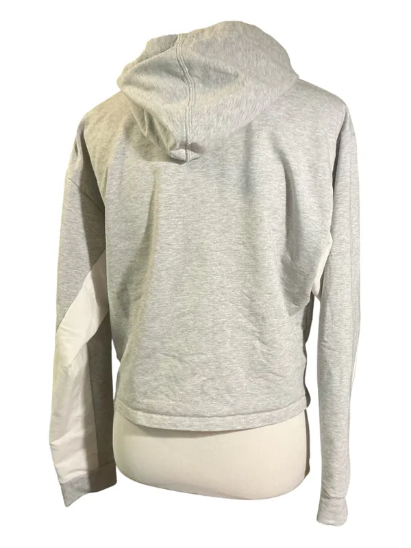 PUMA Keeps You Dry Women’s Gray Cropped Hoodie Sweatshirt Size M - Image 3