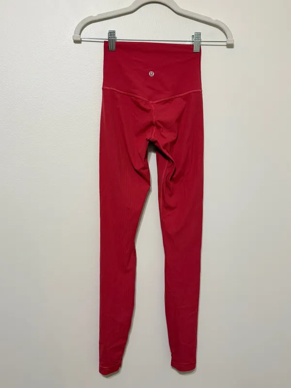 Lululemon Align Ribbed Leggings Size 2 NEW NWOT coral pink - Image 4
