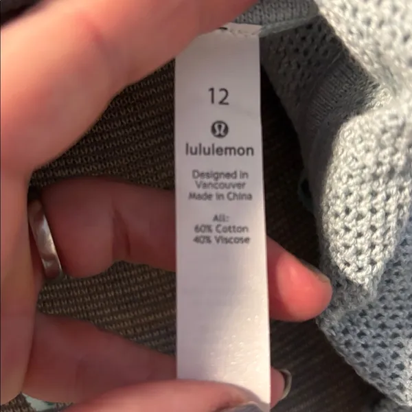 Lululemon Still Movement Wrap Light Seafoam Green Hooded Cardigan Sweater - Image 11