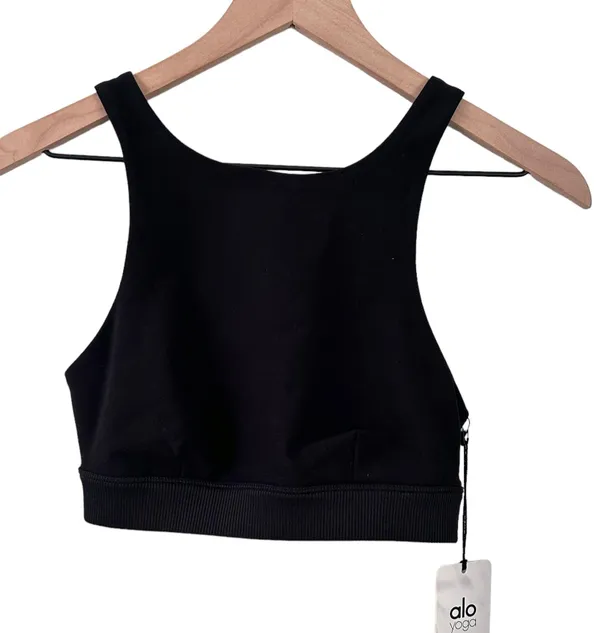 Alo Alosoft Iconic 90's Bra - Black XS NWT ( SOLD OUT) - Image 4