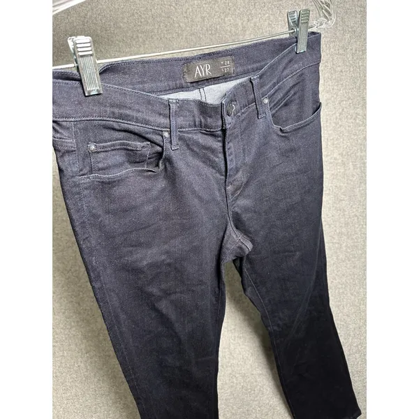 AYR Size 28 Womens Jeans Dark‎ Blue W114 B02 Stretch Zip Button - Image 13