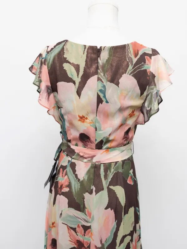 Adrianna Papell - Floral High-Low Midi Dress‎ - Image 11