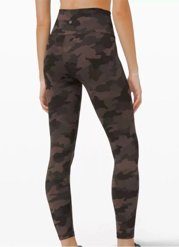 Lululemon Wunder Train High Rise Leggings Camo Size 4 - Image 3