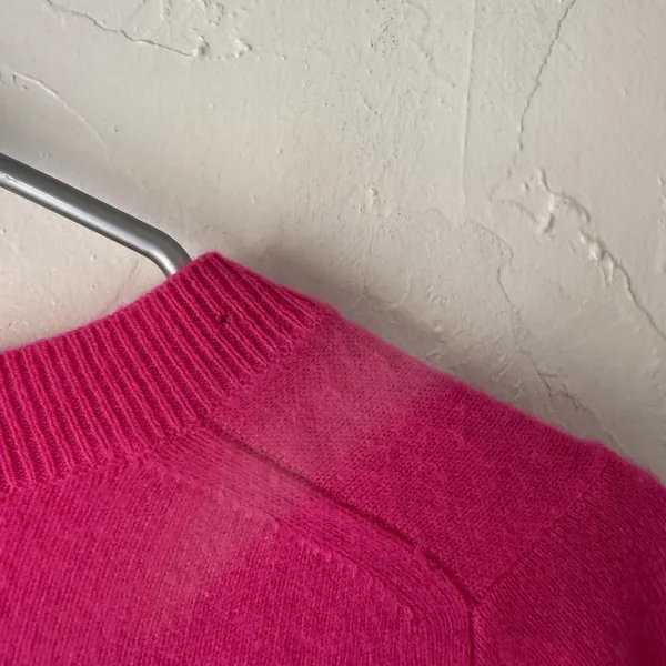 J‎ Crew Sweater Womens Medium Pink 100% Cashmere Crewneck Pullover Soft Classic - Image 7