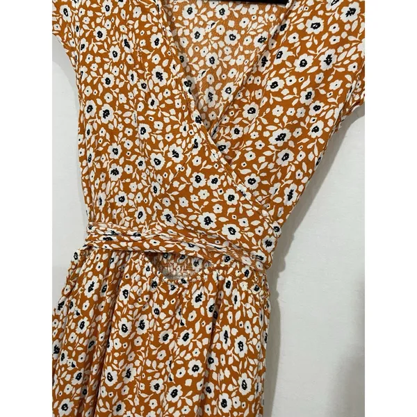 Vici Kissed By The Sun High Low Pocketed Tie Maxi Sz Medium Dress - Image 2