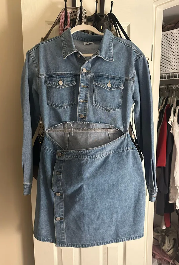 superdown Denim Dress - Image 4