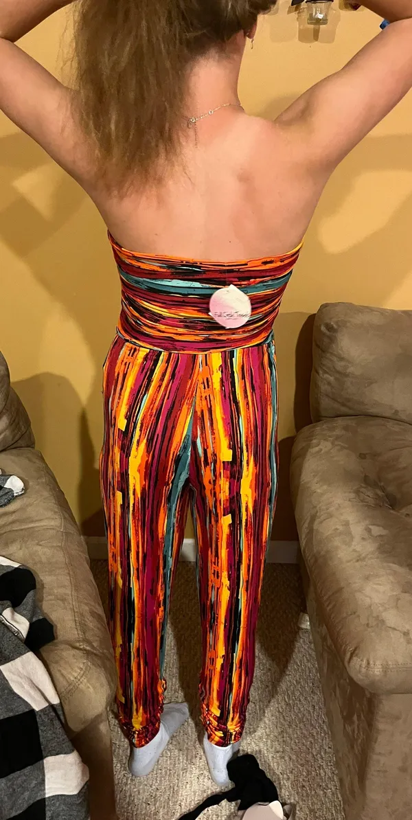 Striped Jumpsuit Multi Size L - Image 2