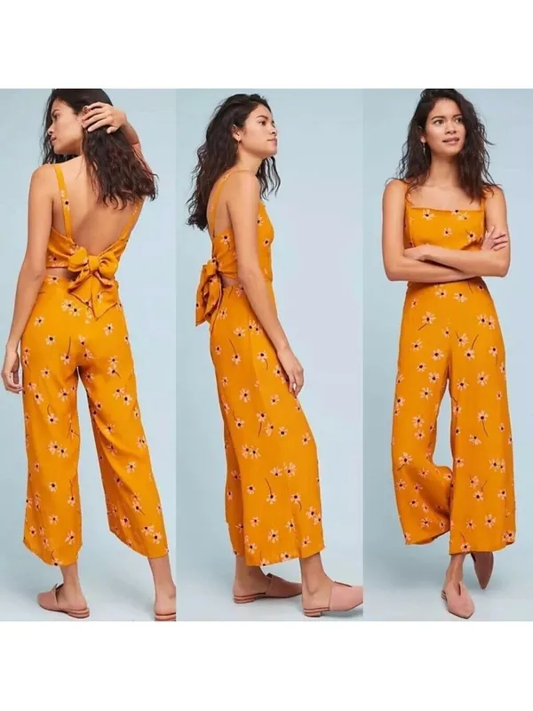 Faithfull The Brand Playa Daisy Jumpsuit - Image 2