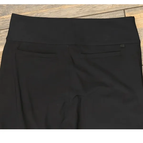 Lululemon‎ Black High Rise Tapered Trouser Dress Pants Front Seam Size 6 Pockets - Image 10