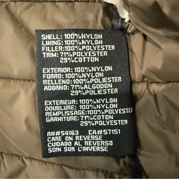Guess Detachable Hoodie Puffer Jacket Women’s Size Large Taupe Outerwear Casual - Image 13