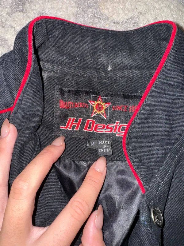 JH Designs Corvette Racing Jacket Black Size M - Image 3