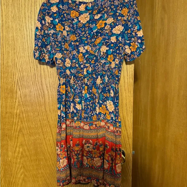Flowered dress Size L - Image 2