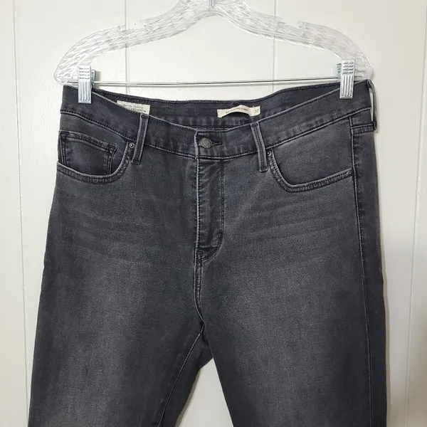 Levi’s 311 Shaping Skinny Jeans Gray Women’s Size 32 Stretch Denim - Image 2