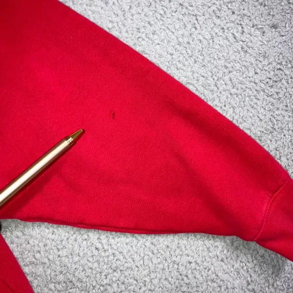 Universal Threads Oversized‎ Sweatshirt Women L Red Crewneck Pullover Drop Shoulder Cozy Vibrant - Image 6