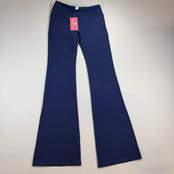 Women's ARNLLEY High Waist Flare Leggings – Navy Blue‎ Size XL - Image 2